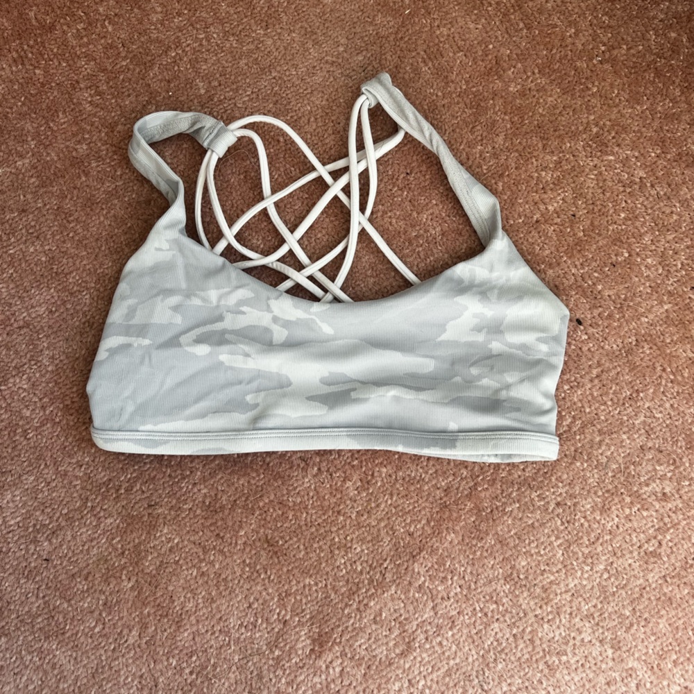 Lululemon jacquard camo bra